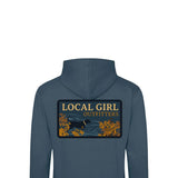 Local Girl Youth River Pup Hoodie in Blue