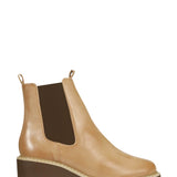Los Cabos Ari Chelsea Lug Booties for Women in Taupe