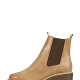 Los Cabos Ari Chelsea Lug Booties for Women in Taupe