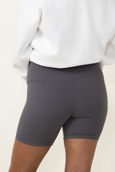 Love Tree Biker Shorts for Women in Grey