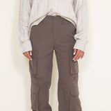 Love Tree Baggy Cargo Pants for Women in Brown