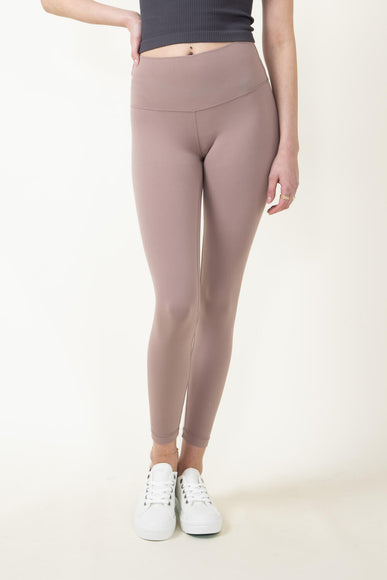 Love Tree Contour Leggings for Women in Pink Clay