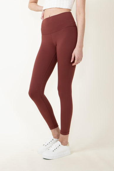 Love Tree Contour Leggings for Women in Beetroot