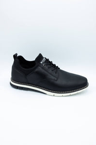 Steve Madden Lyddon Lace Up Shoes for Men in Black
