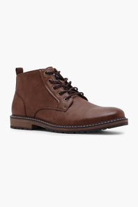 Steve Madden Trenton Lace Up Boots for Men in Brown