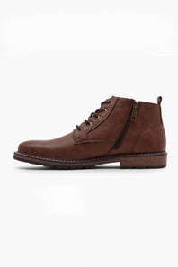 Steve Madden Trenton Lace Up Boots for Men in Brown