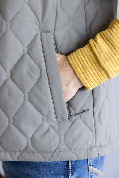 Marsh Wear Barnwell Puff Vest for Men in Rock