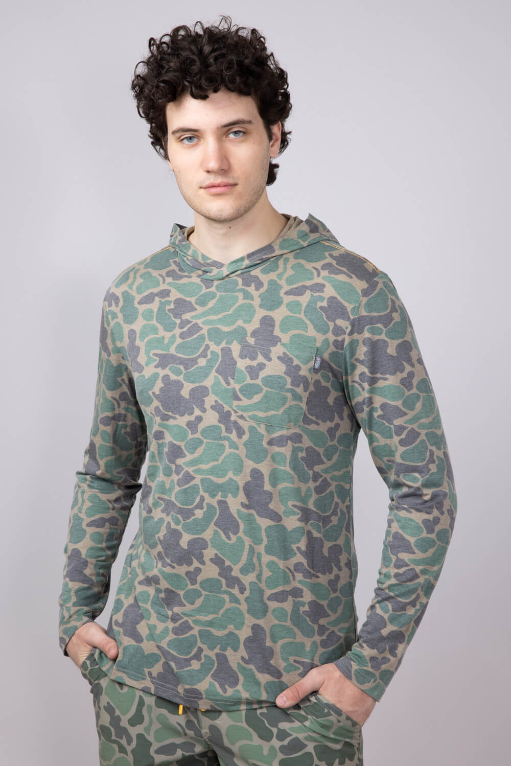 mowl グリーンカモ　mowl green camo Marsh Wear Buxton Tech Hoodie for Men in Green Mallard Camo