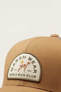 Marsh Wear Club Member Trucker Hat for Men in Tan