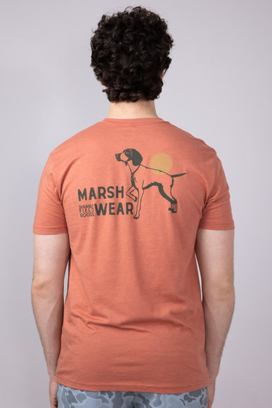 Marsh Wear Field T-Shirt for Men in Red Heather