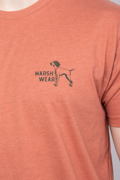 Marsh Wear Field T-Shirt for Men in Red Heather