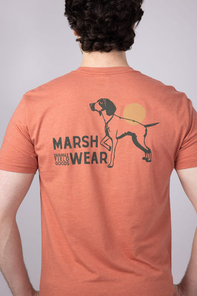 Marsh Wear Field T-Shirt for Men in Red Heather
