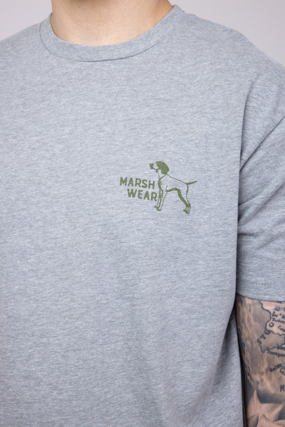 Marsh Wear Field T-Shirt for Men in Steel Heather
