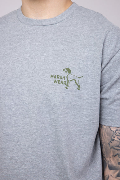 Marsh Wear Field T-Shirt for Men in Steel Heather