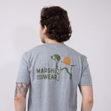 Marsh Wear Field T-Shirt for Men in Steel Heather