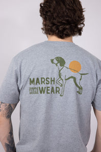 Marsh Wear Field T-Shirt for Men in Steel Heather