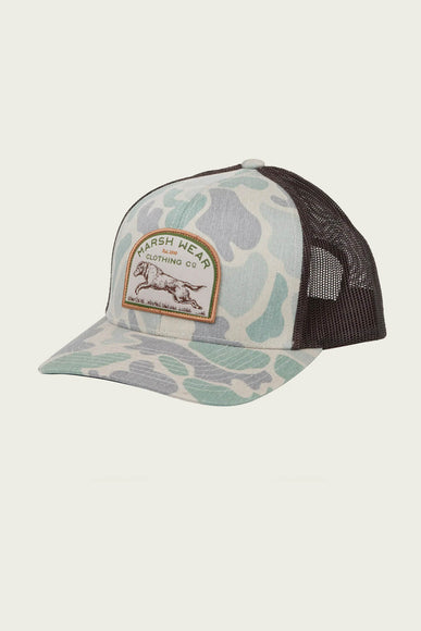 Marsh Wear Retrieve Camo Trucker Hat for Men in Green
