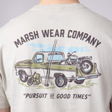Marsh Wear Rumble T-Shirt for Men in Stone