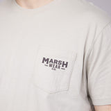 Marsh Wear Rumble T-Shirt for Men in Stone
