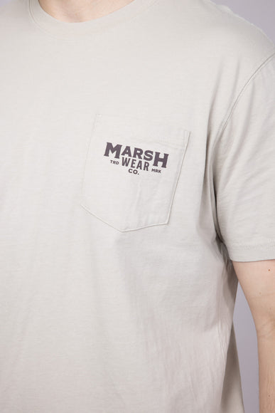 Marsh Wear Rumble T-Shirt for Men in Stone