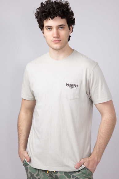 Marsh Wear Rumble T-Shirt for Men in Stone