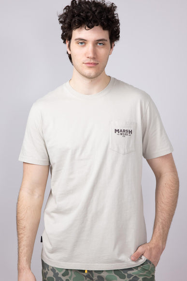 Marsh Wear Rumble T-Shirt for Men in Stone