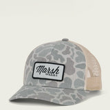 Marsh Wear Camo Script Hat for Trucker Men in Green