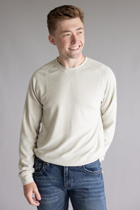 Marsh Wear Surfside Waffle Shirt for Men in Pelican Heather 