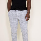 Matix Fur Lined Joggers for Men in White
