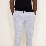 Matix Fur Lined Joggers for Men in White