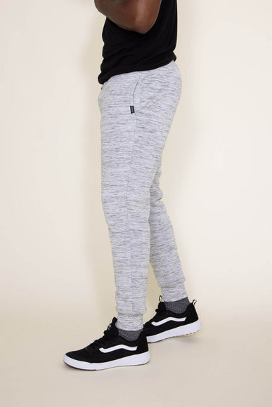 Matix Fur Lined Joggers for Men in White