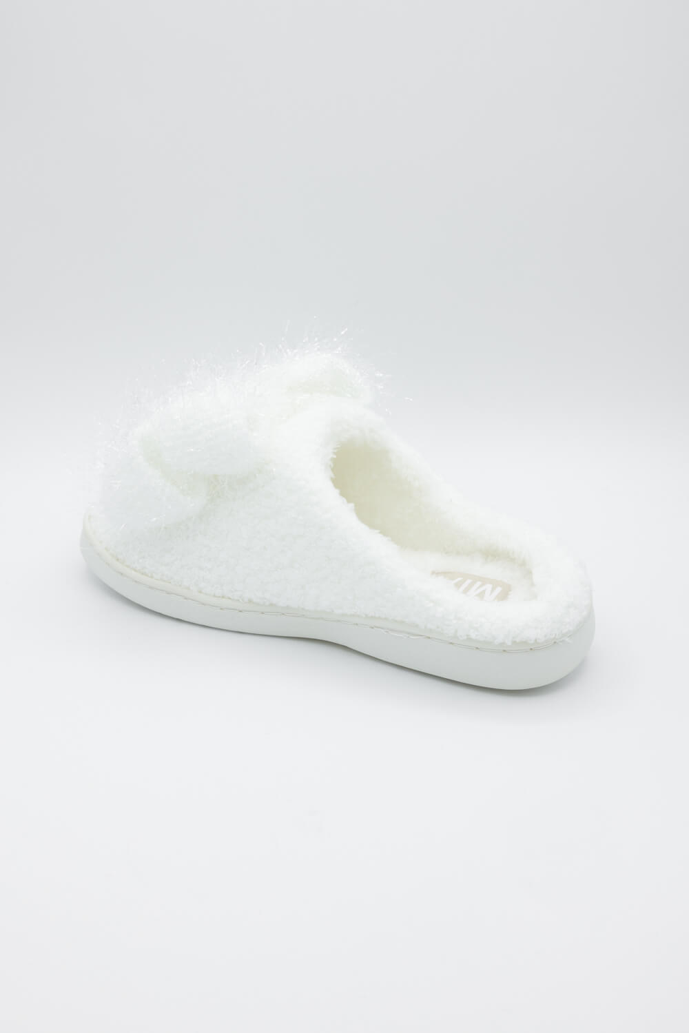3D Bow Slippers for Women in White