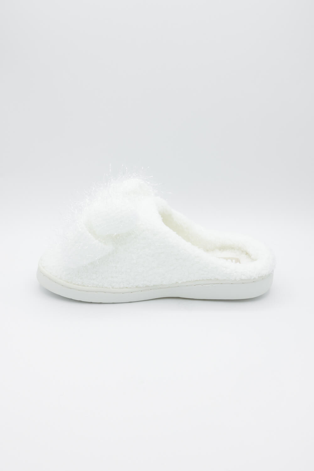 3D Bow Slippers for Women in White