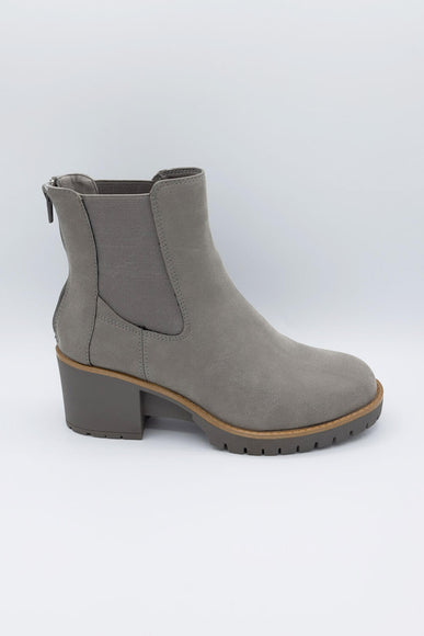 MIA Shoes Letty Lug Booties for Women in Grey