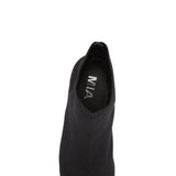 MIA Shoes Erika Knit Booties for Women in Black 