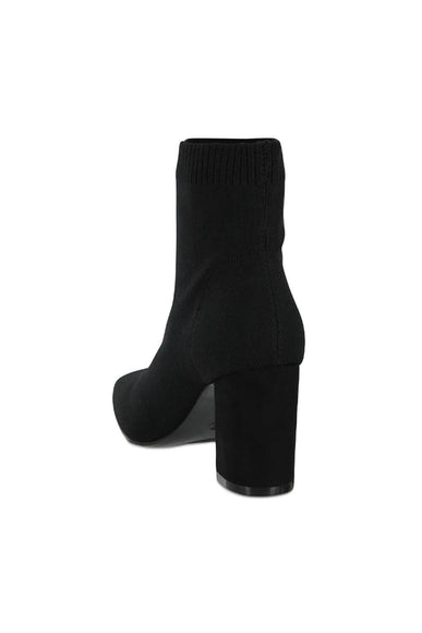 MIA Shoes Erika Knit Booties for Women in Black 