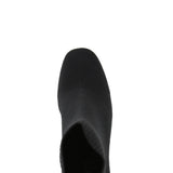 MIA Shoes Erika Knit Booties for Women in Black 