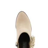 MIA Shoes Cisco Fringe Ankle Booties for Women in Natural