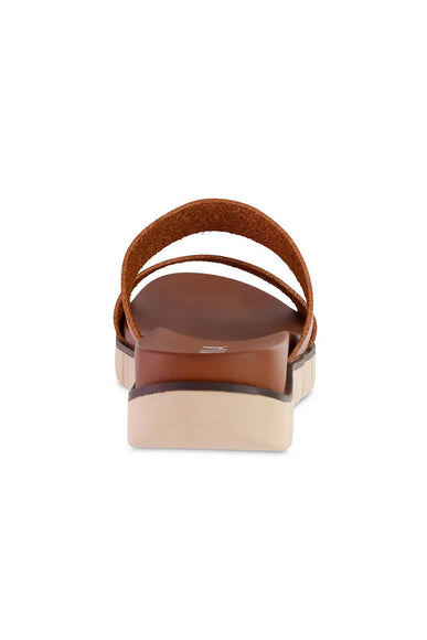 MIA Elori 2-Band Slides for Women in Brown