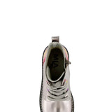 MIA Shoes Padma Combat Booties for Girls in Pewter