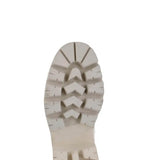 MIA Shoes Ives Lug Booties for Women in Bone White