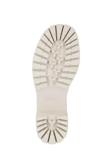 MIA Shoes Adea Lug Booties for Women in Bone White