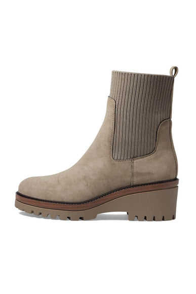 MIA Shoes Soraya Lug Demi Booties for Women in Taupe