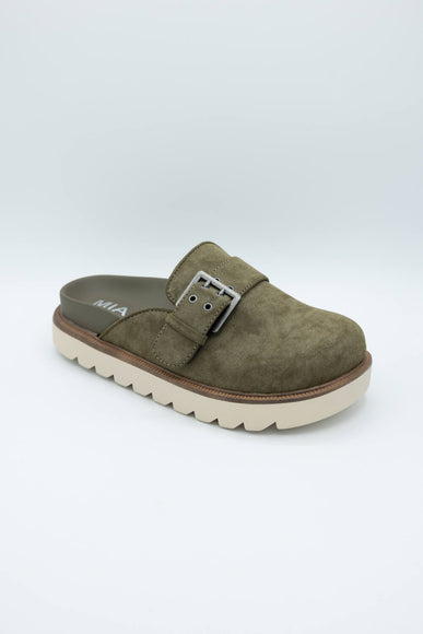 MIA Zamira Clogs for Women in Khaki Green