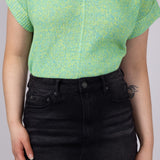 Mica High Rise Raw Hem Denim Mini Skirt for Women
