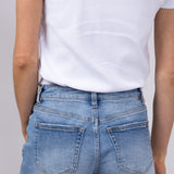 Mica High Rise Cut Off Denim Shorts for Women