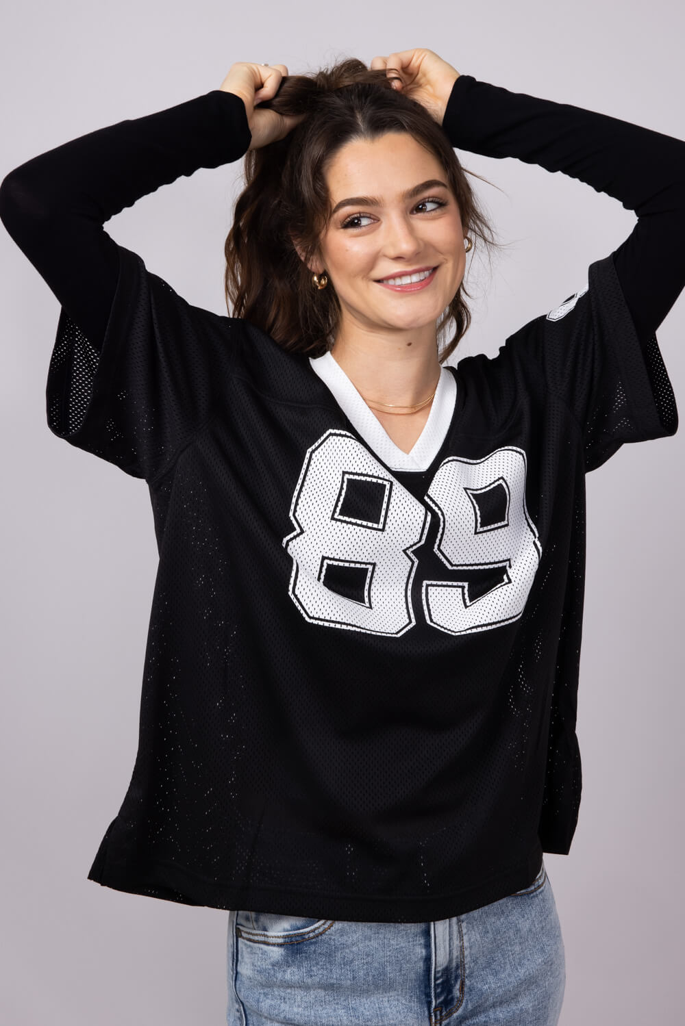 Mimosa Mesh 89 Jersey for Women in Black