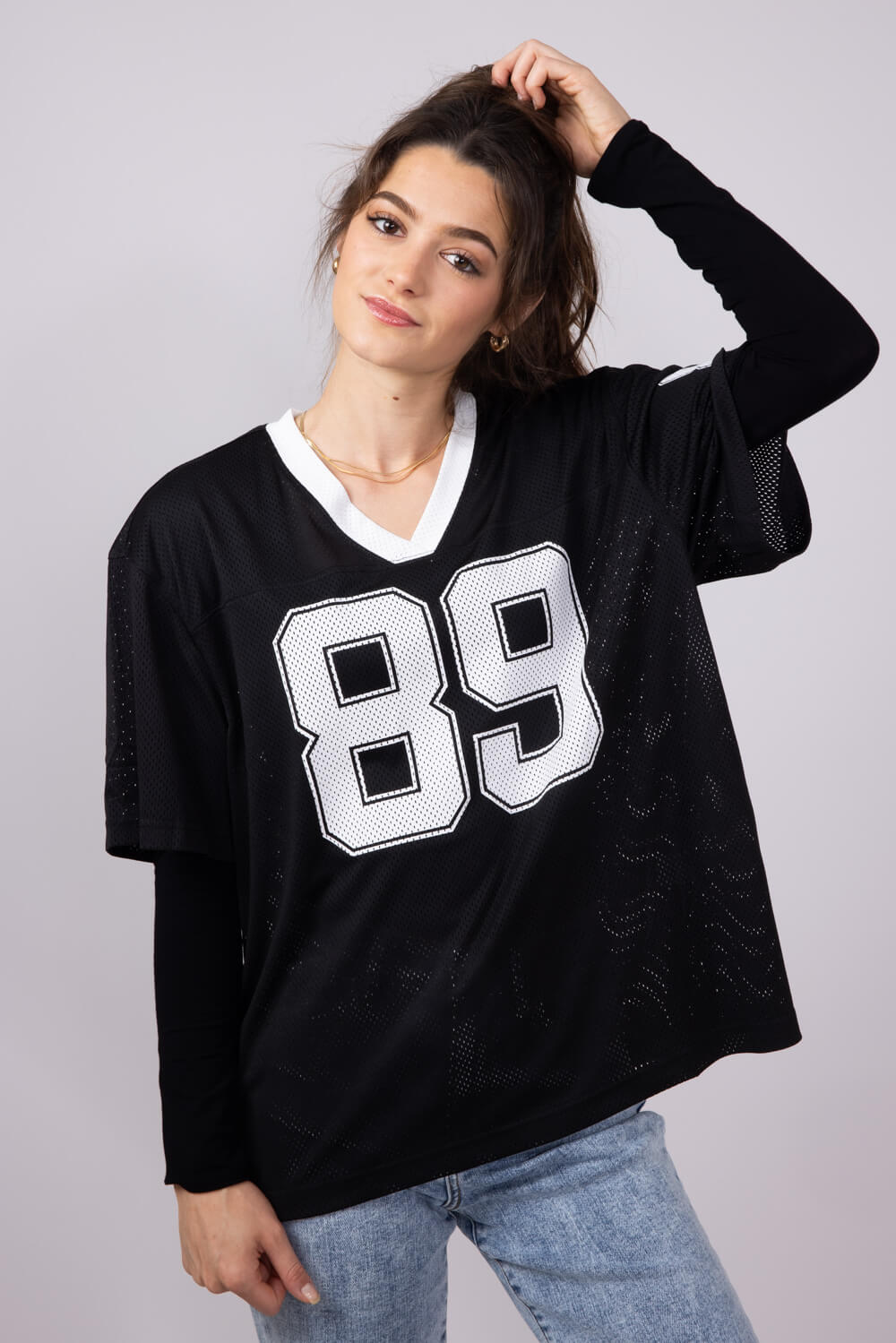 Mimosa Mesh 89 Jersey for Women in Black | MT1662-BLACK – Glik's