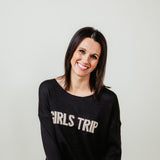 Miracle Clothing Girls Trip Sweater for Women in Black