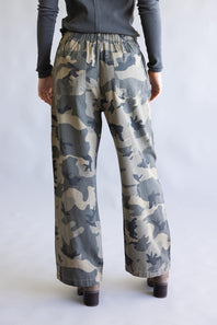Mustard Seed Front Tie Pants for Women in Camo